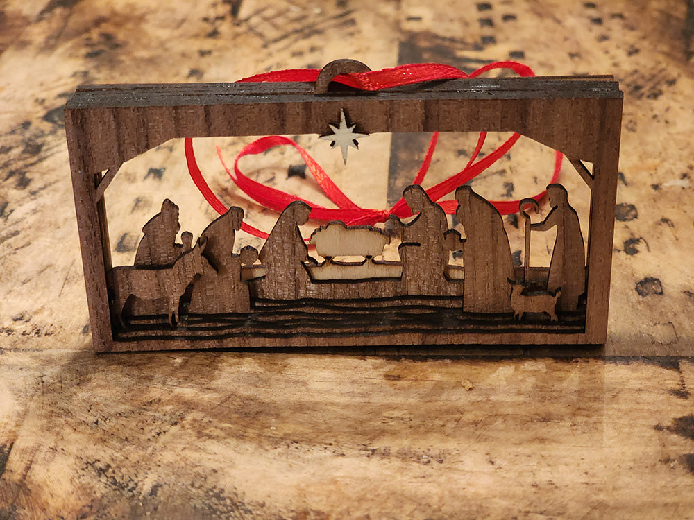 Nativity Christmas Ornament II