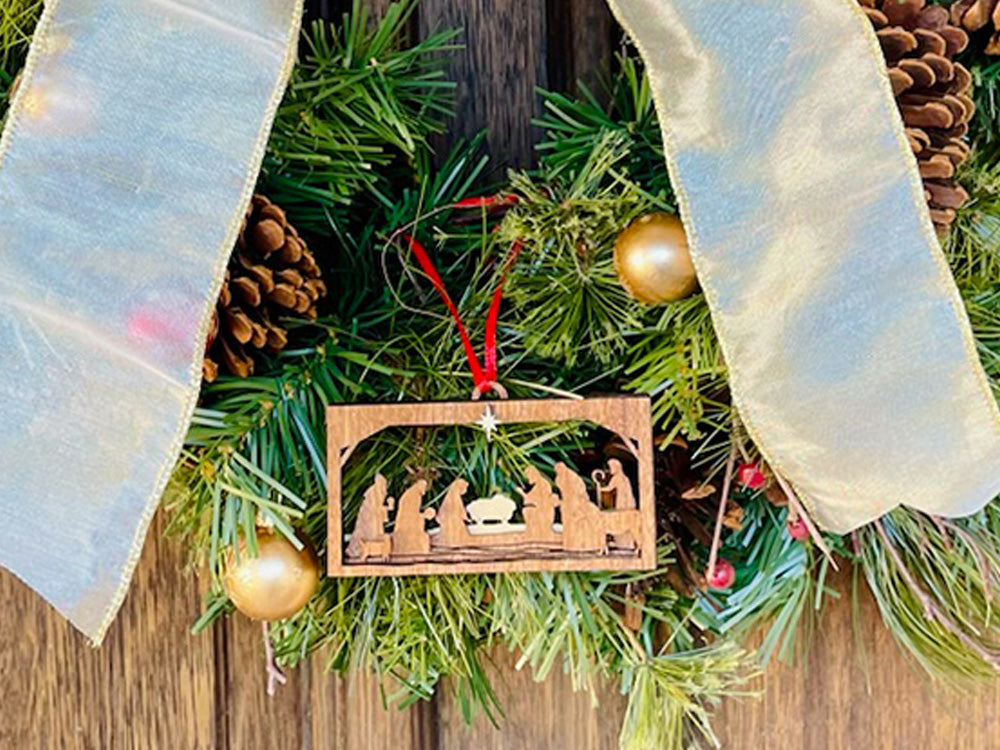 Nativity Christmas Ornament II