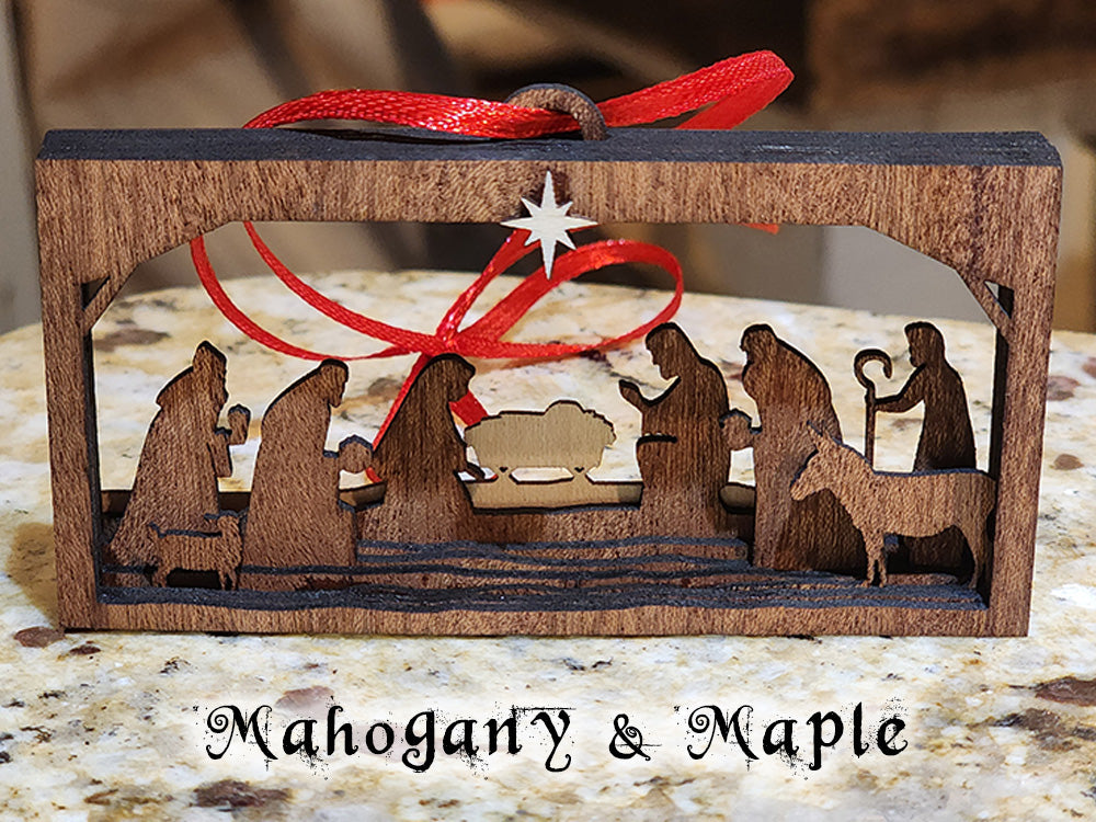 Nativity Christmas Ornament II