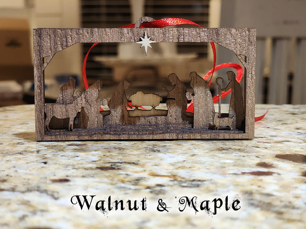 Nativity Christmas Ornament II