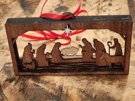 Nativity Christmas Ornament II